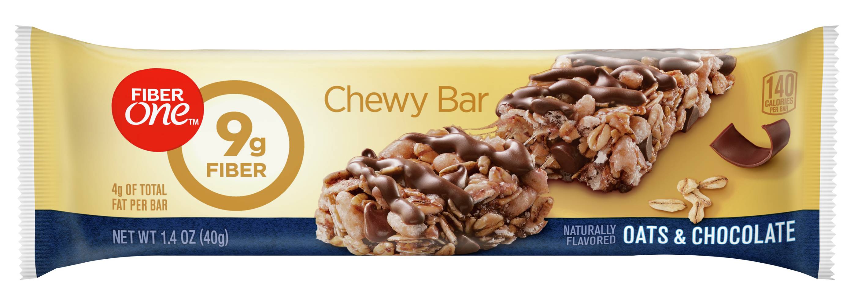 Fiber One Chewy Bar, Oats-Chocolate (1.4 oz)