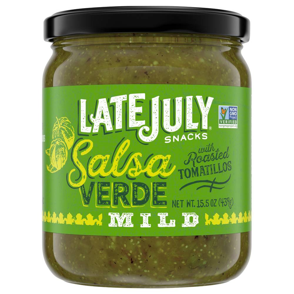 Late July Mild Salsa Verde Snacks