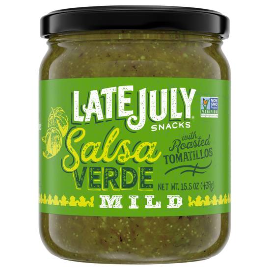 Late July Mild Salsa Verde Snacks