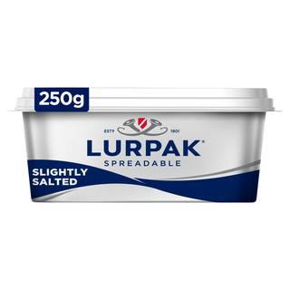 Lurpak Slightly Salted Spreadable Blend of Butter and Rapeseed Oil 250g