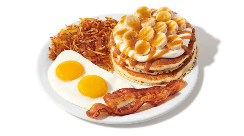 New! Salted Caramel Banana Pancake Slam®