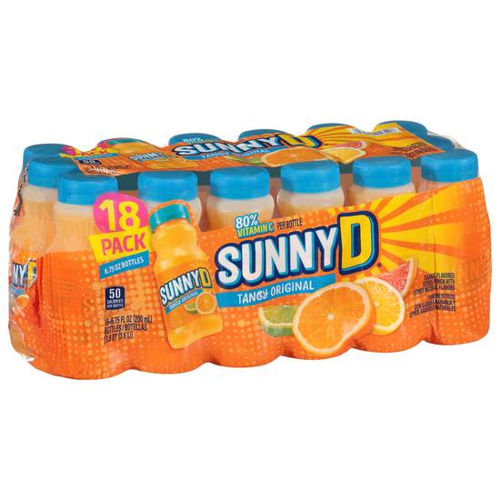 Sunny D Tangy Original Citrus Punch (18 ct, 6.75 fl oz)