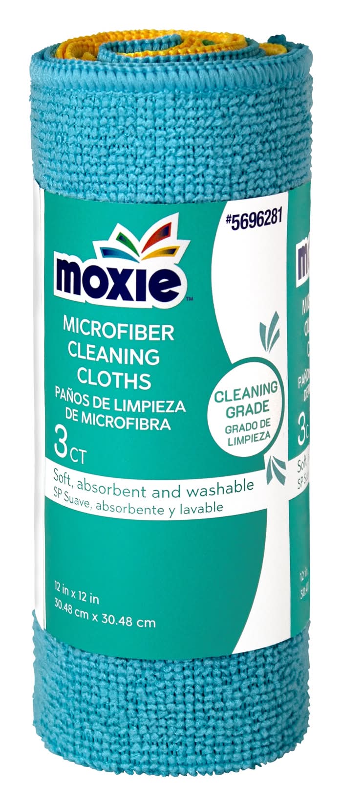 MOXIE Cleaning Cloths 3 -Pack Microfiber Cloth