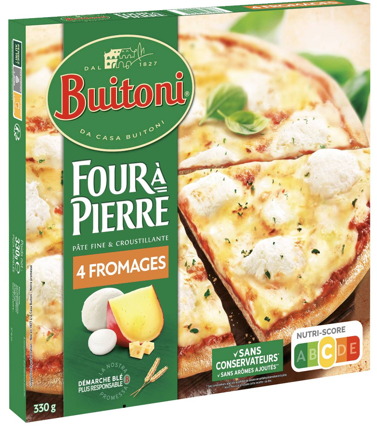 Pizza 4 fromages