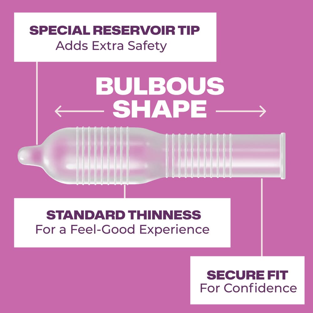 Trojan Her Pleasure Sensations Premium Lubricant Condoms  Everyday  Essentials for Personal Wellness | Condoms | Uber Eats