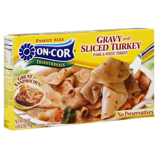 On-Cor Gravy and Sliced Turkey