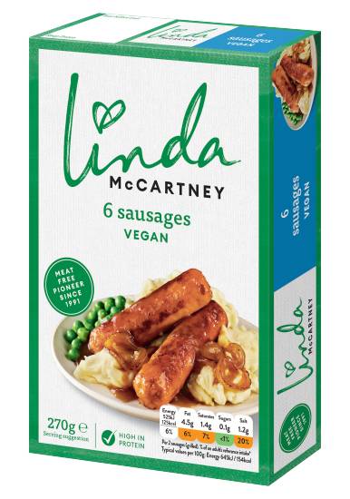 Linda McCartney's Vegetarian Sausages (6 pack)