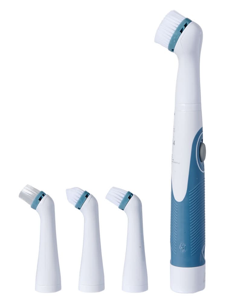 Ambiano White/Denim Electric Scrubber