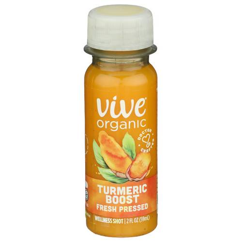 Vive Organic Organic Turmeric Fresh Pressed Pure Boost Wellness Shot