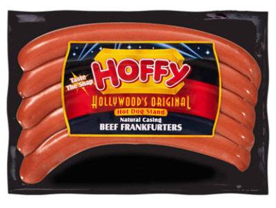 Hoffy Hollywood Beef Franks Natural Casing (12 oz)