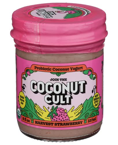 Coconut Cult Organic Harvest Strawberry Probiotic Coconut Yogurt