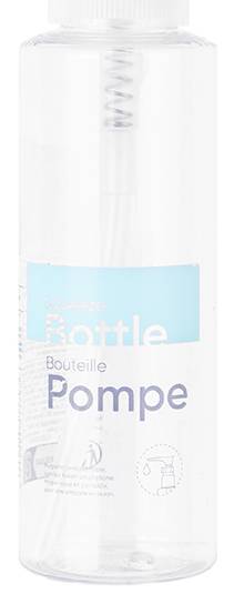 Miniso · Botella de viaje con dispensador de bomba