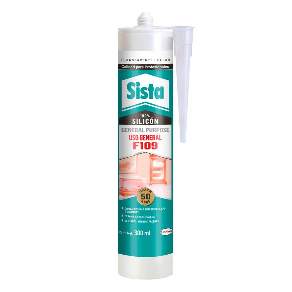 Sista · Silicón uso general (300 ml)