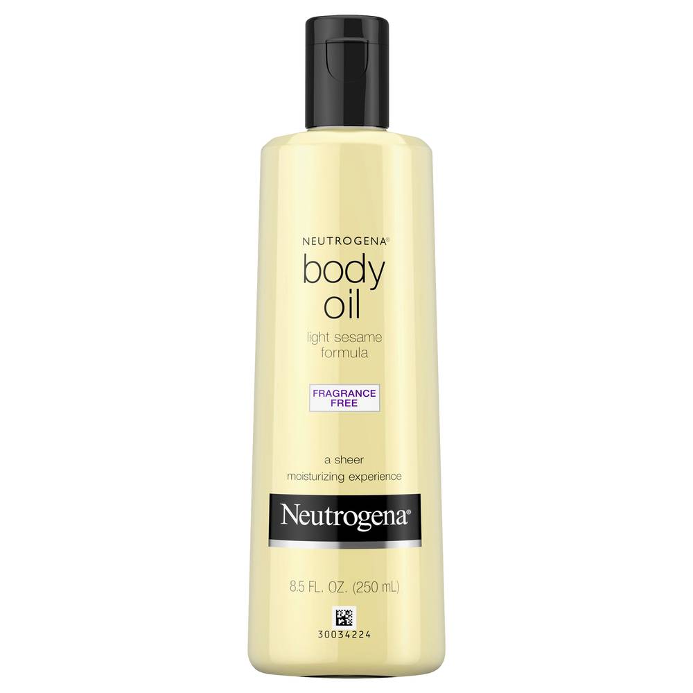 Neutrogena Fragrance-Free Moisturizing Light Sesame Body Oil