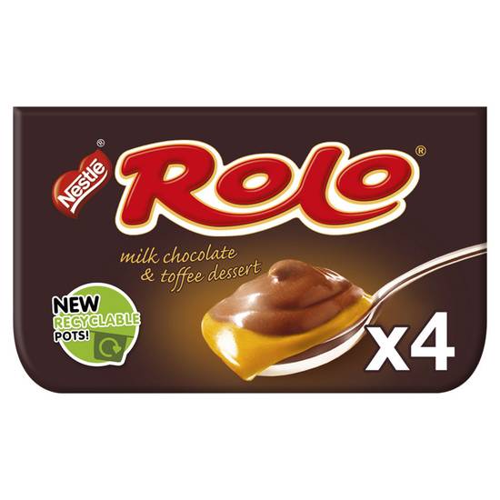 Rolo Delicious Milk Chocolate & Toffee Dessert 4 x 65g (260g)