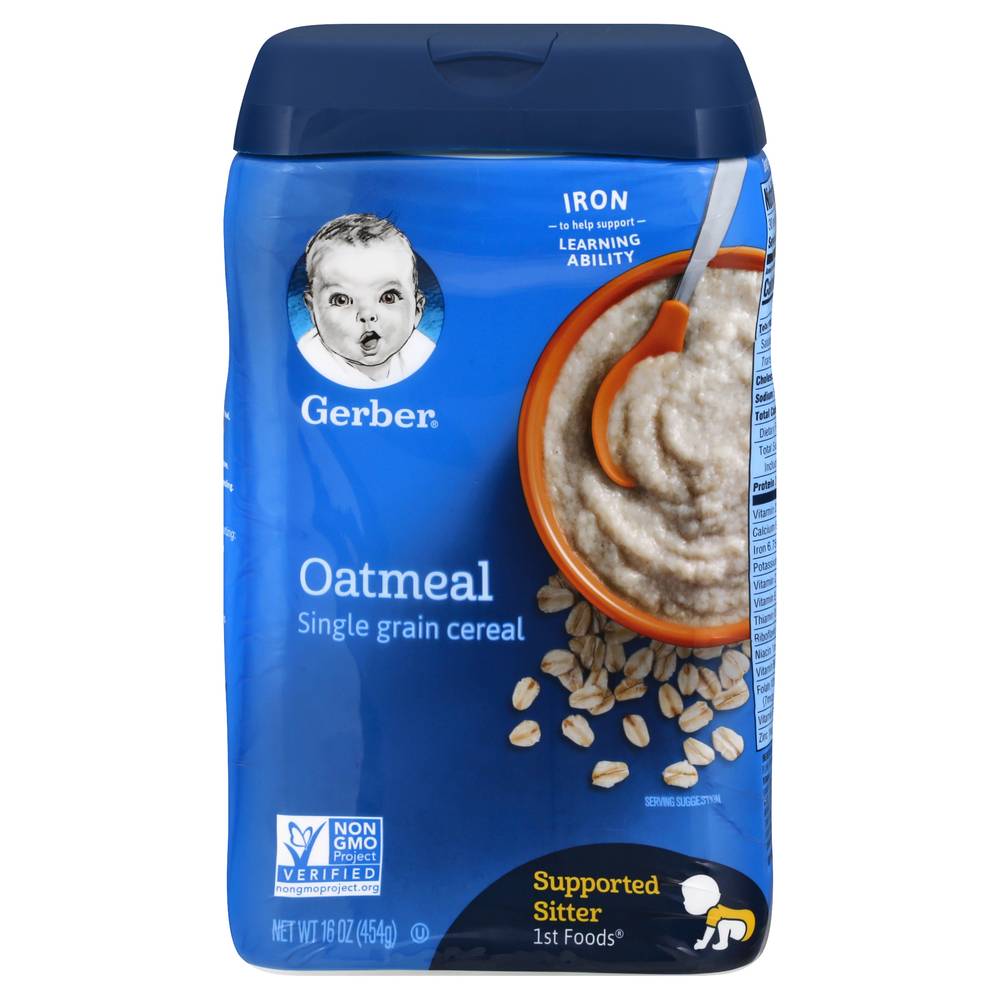 Gerber Grain and Grow Oatmeal Shrink (16 oz)