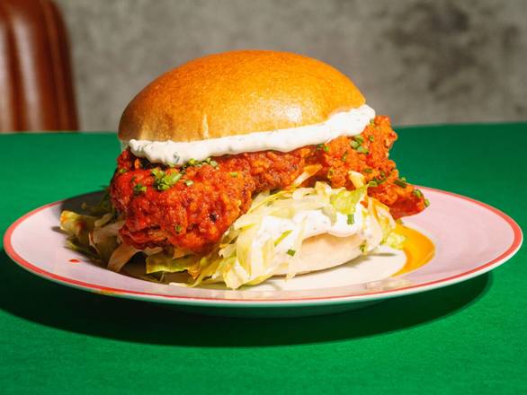 Buffalo Ranger Chicken Bun