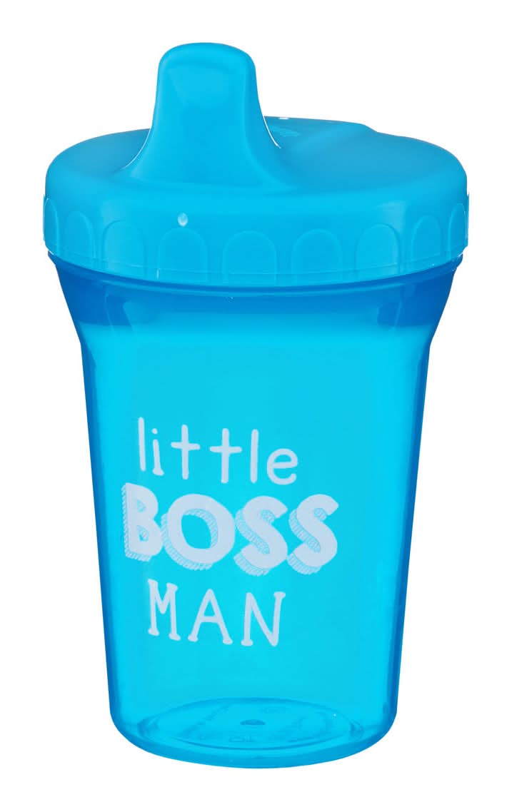 Sayings Little Boss Man Spill Proof Sippy Cup, Assorted