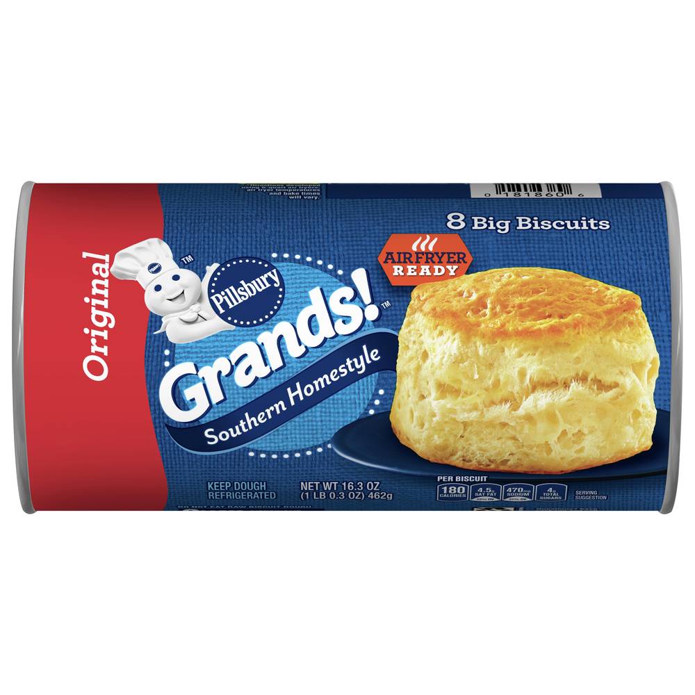 Pillsbury Grands Southern Homestyle Biscuits Dough (16.3 oz, 8 ct)