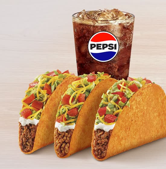 3 Doritos Locos Tacos Supreme Combo