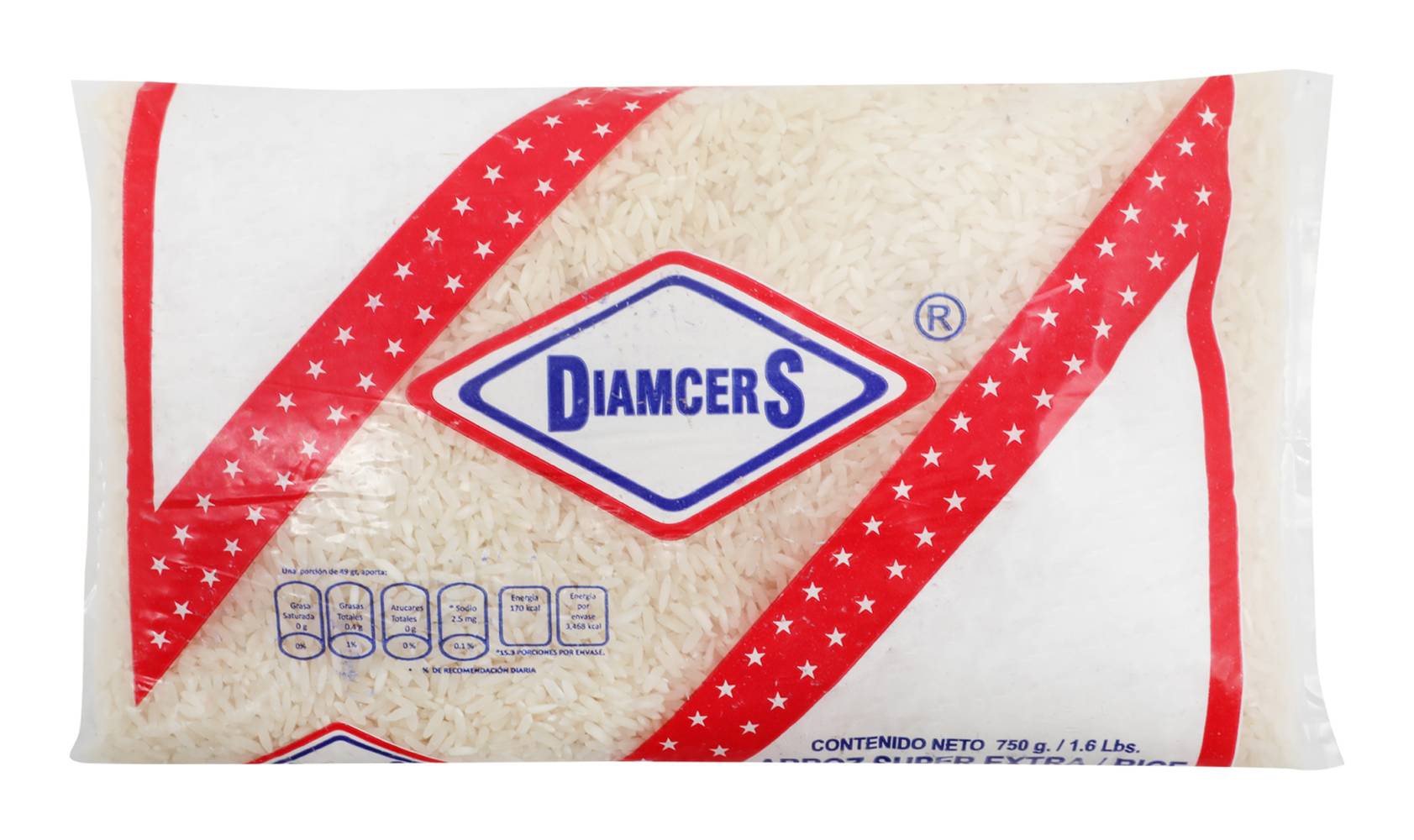 Diamcers · Arroz super extra (750 g)