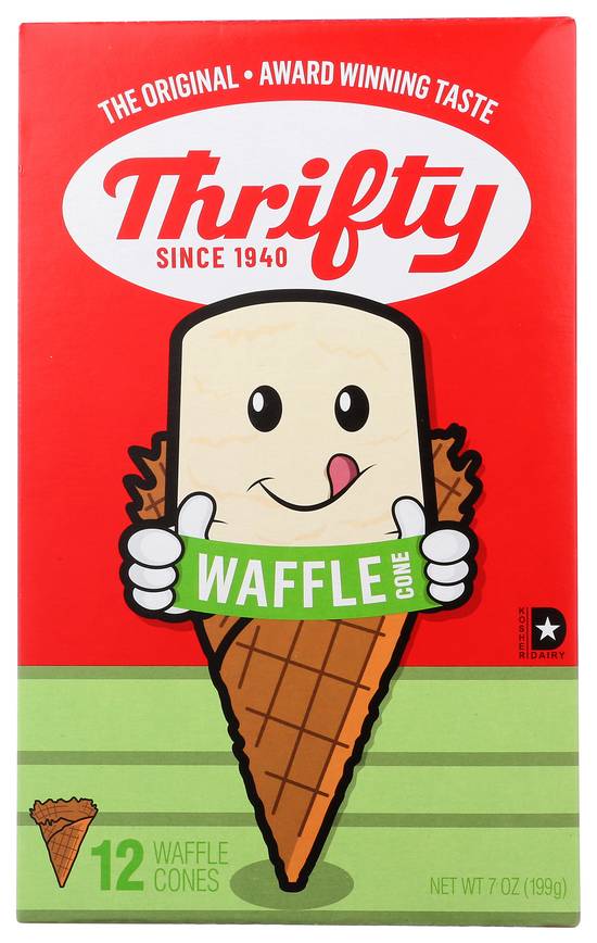 Thrifty Waffle Ice Cream Cones