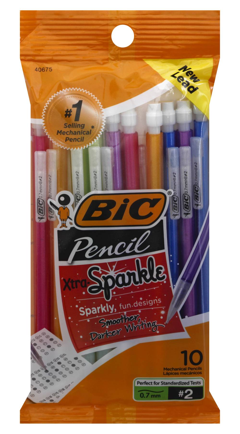 BiC Xtra-Sparkle No. 2 0.7 mm Mechanical Pencils (0.8 oz)