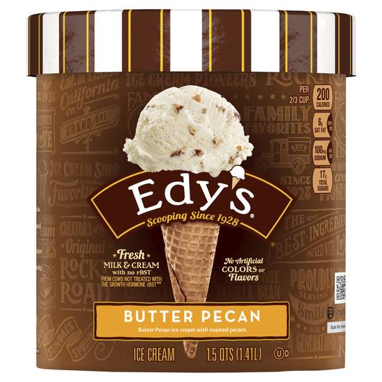 Edy's Butter Pecan Ice Cream