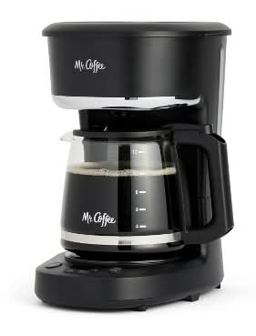 Mr. Coffee Programmable Coffee Maker, Black