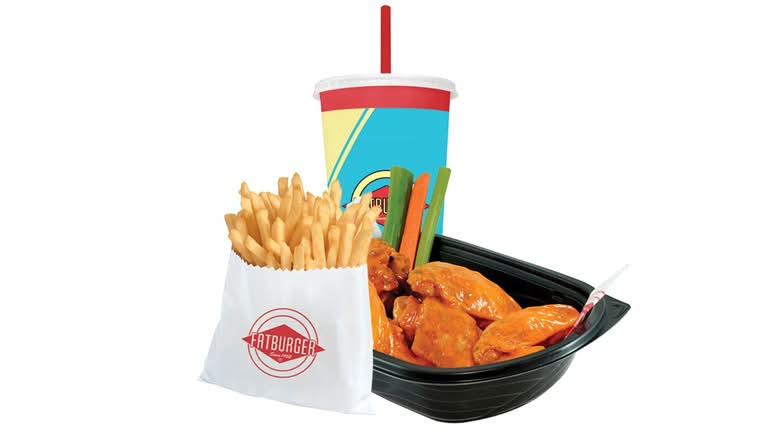 Small Wings Meal (6)