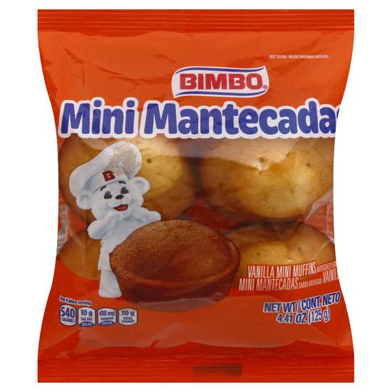 Bimbo Mini Mantecadas Vanilla Muffins