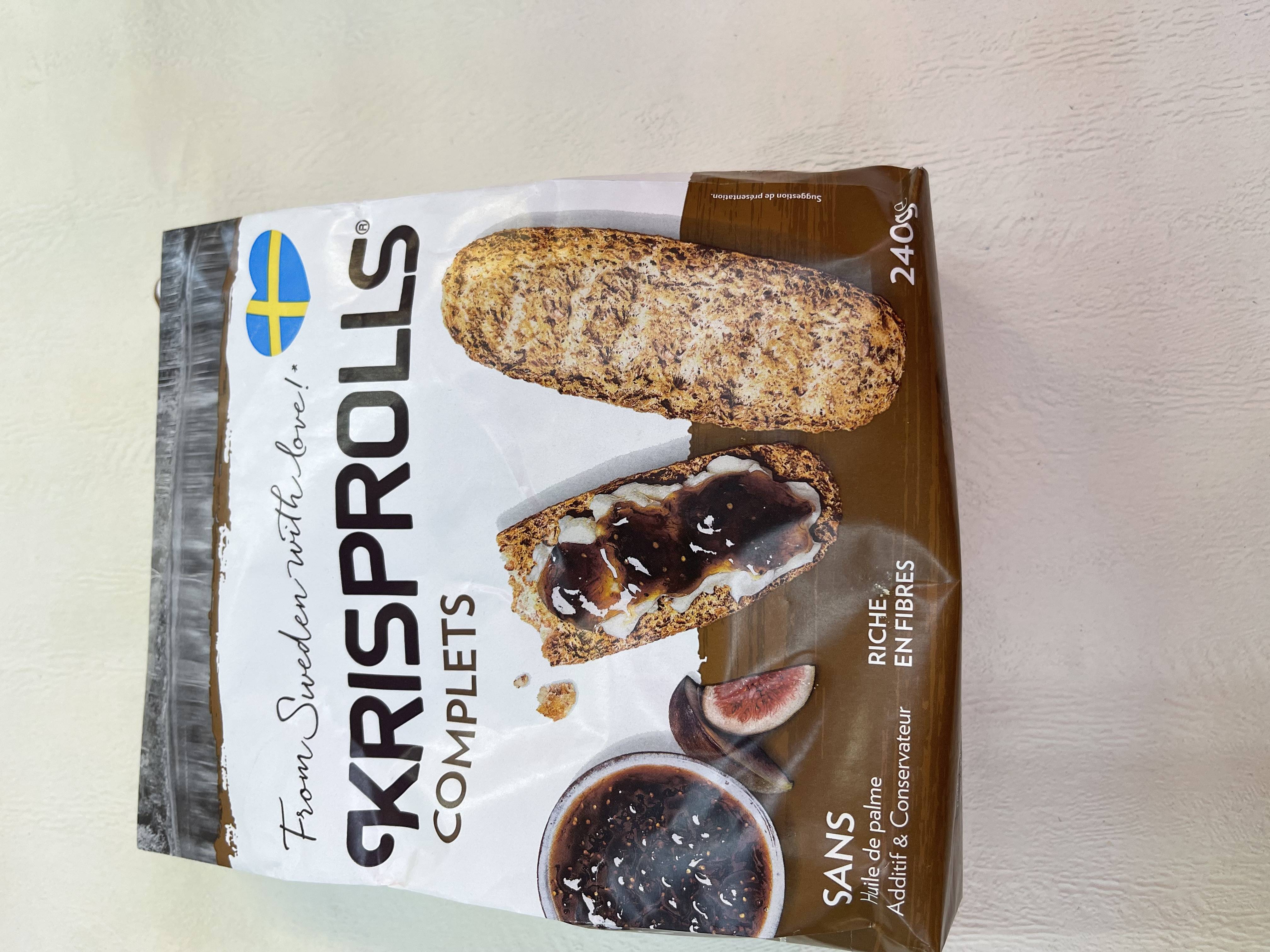 Krisprolls petits pain suédois complets 240g
