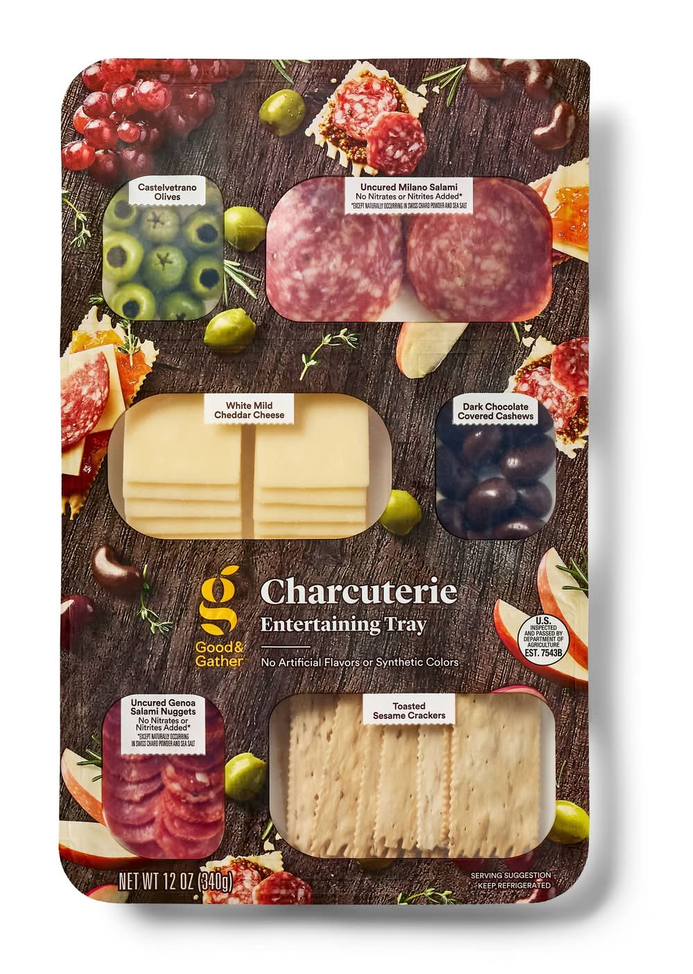 Good & Gather Charcuterie Entertaining Tray (12 oz)