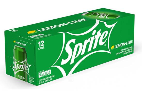 Sprite Lemon-Lime Soda 12 Pack 12 oz Cans