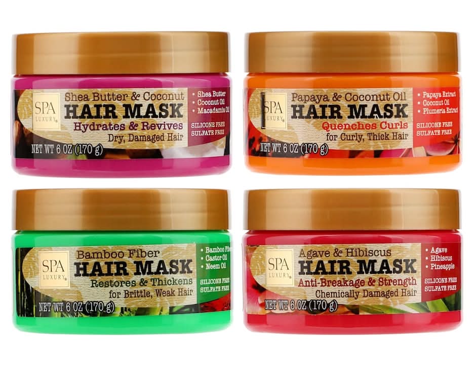SPA Luxury Hair Masks (4 x 6 oz)