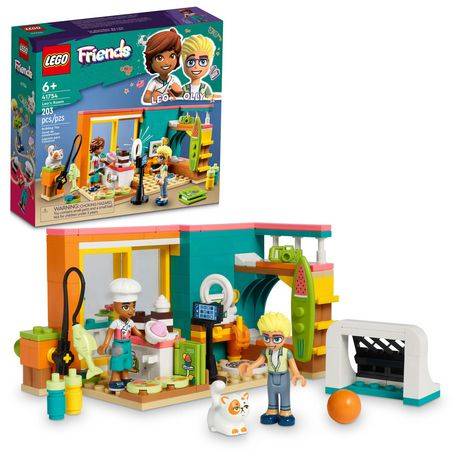 LEGO Friends Leo''s Room 41754 Baking Themed Toy for Build and Play, Creative Doll House Toy with Animal Figure and 2 Mini Dolls