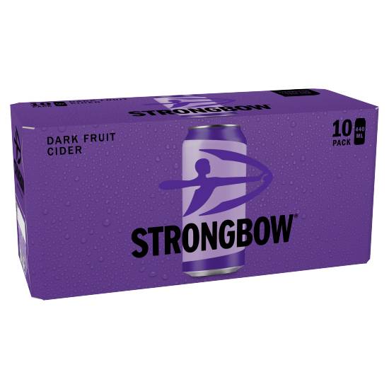 Strongbow Dark Fruit Cider (10 pack, 400 ml)