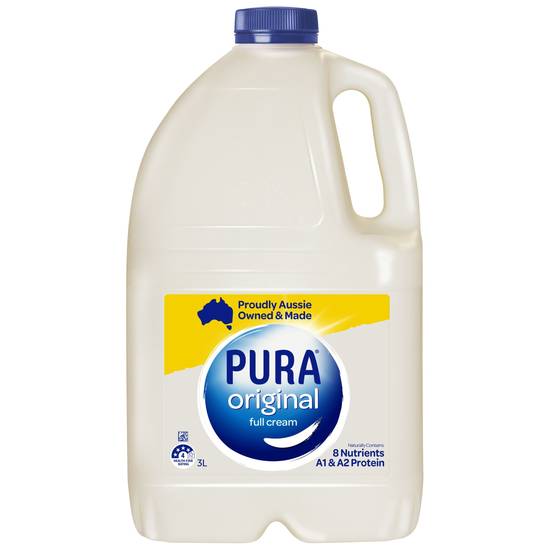 Pura Milk Full Cream 3L