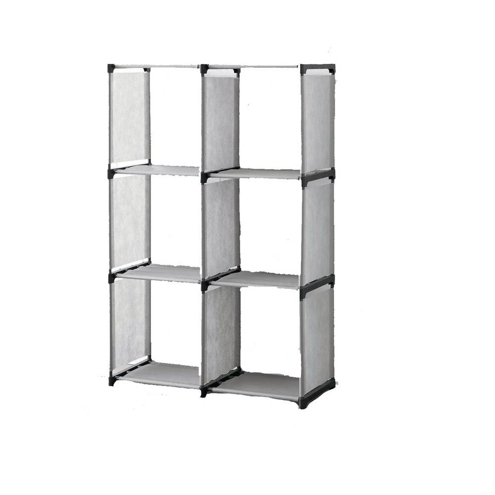 Mainstays Six Cube Organizer Alloy Grey (1 unit)