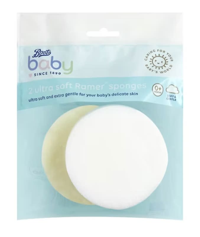 Boots Baby 2 Ultra Soft Ramer Sponges 2pk