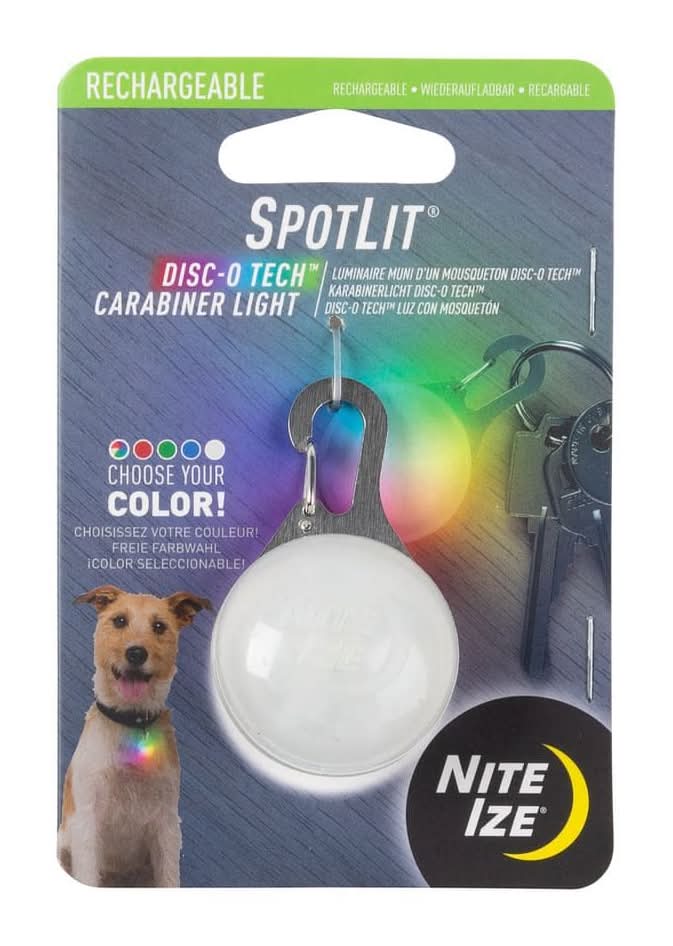 Nite Ize Spotlit Rechargeable Carabiner Light - Disc-O Tech
