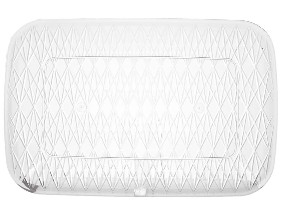 Clear Rectangular Serving Tray, 16 in