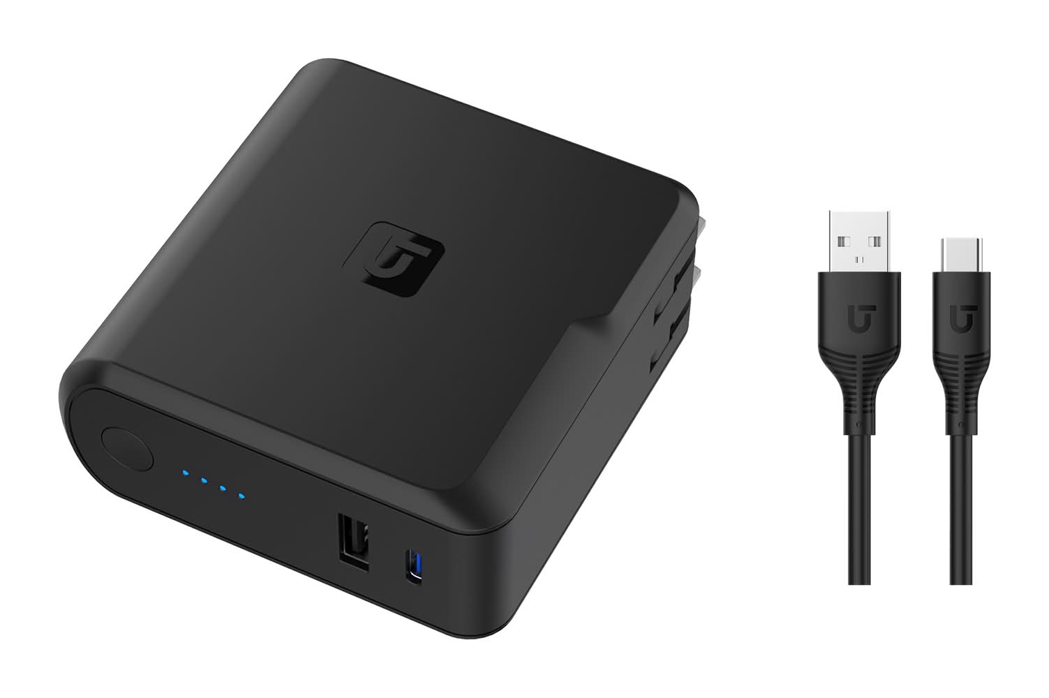 Utilitech 10000mAh Portable Battery with Wall Plug Lithium ion (Li-ion) Combination pack Rechargeable Battery Charger ( Batteries Included )