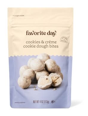 Cookies & Creme Cookie Dough Bites - 4oz - Favorite Day™