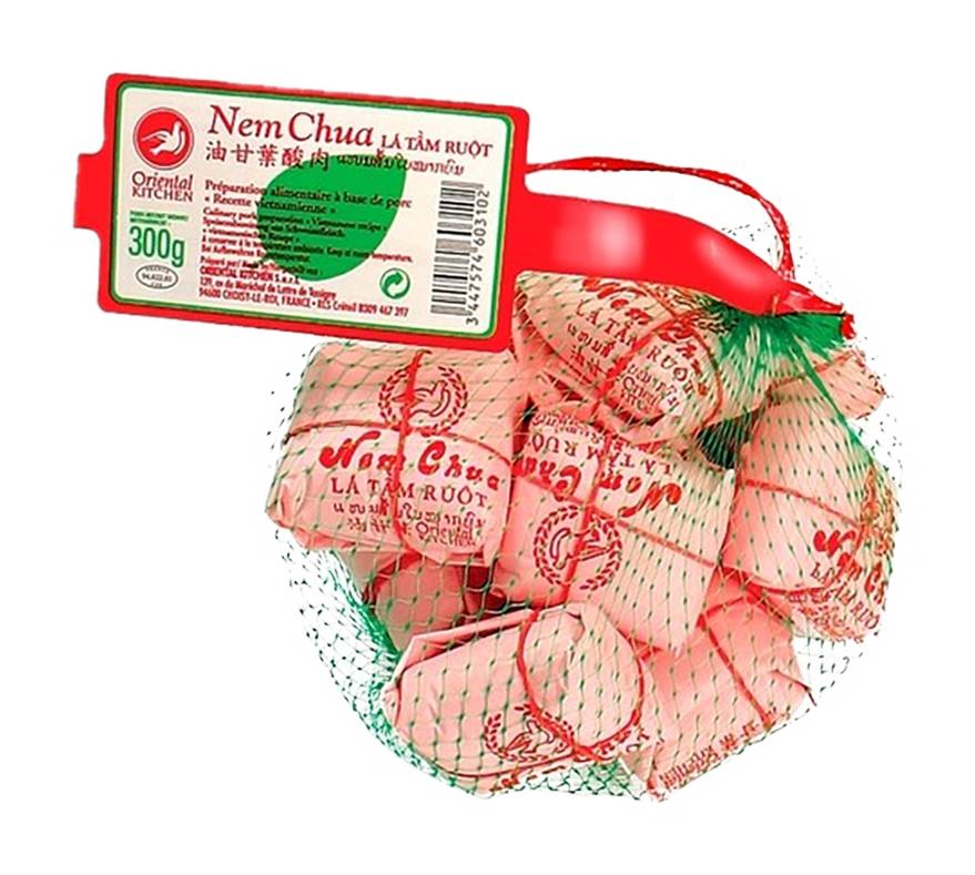 Oriental Kitchen Frozen Pork Based Dish Leaf (nem chua) (300g)