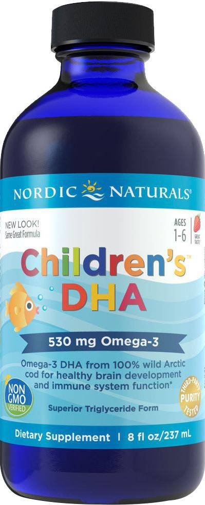 Nordic Naturals Childrens Dha Omega-3 Strawberry Syrup (8 oz)