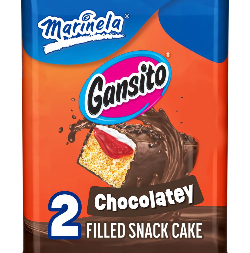 Marinela Gansito Filled Snack Cake, Chocolatey (3.53 oz, 2 ct)