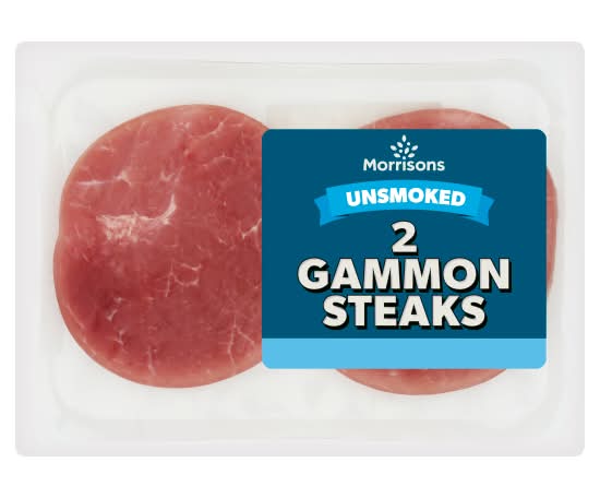 Morrisons Unsmoked Gammon Steaks (2 pack)