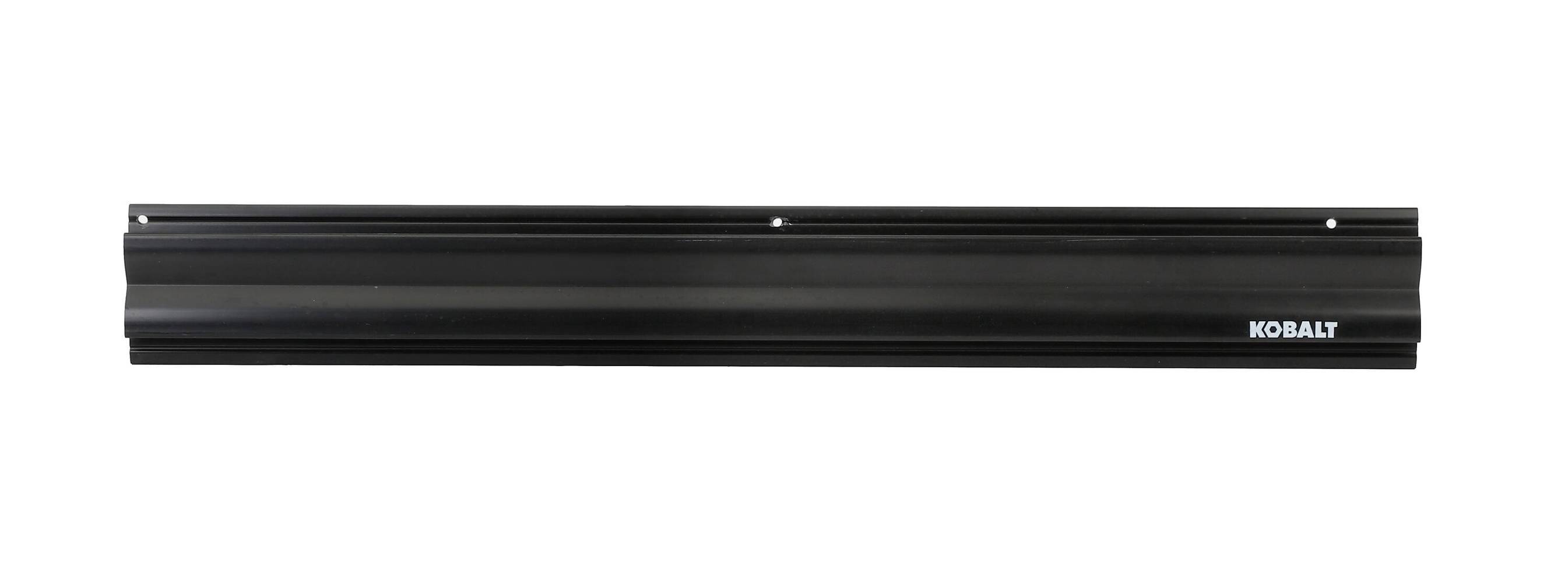 Kobalt 32-in Black Plastic Multipurpose Storage Rail | 59376