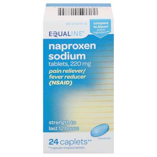 Equaline Naproxen Sodium 200 mg Tablets (24 ct)